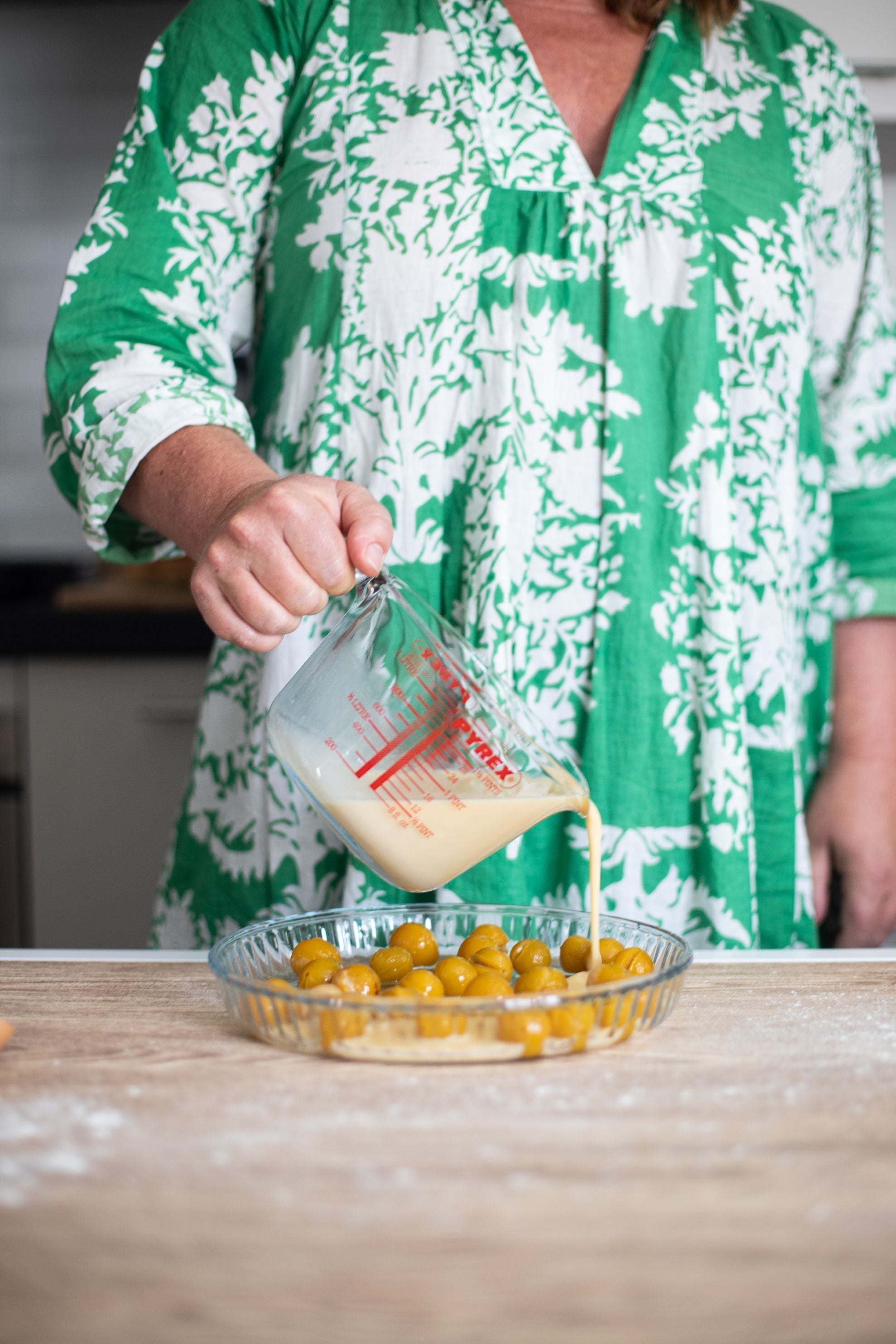 Moule à tarte en verre