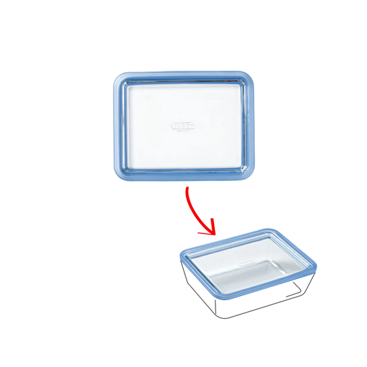 Zero Plastic - Couvercle de rechange en verre avec joint