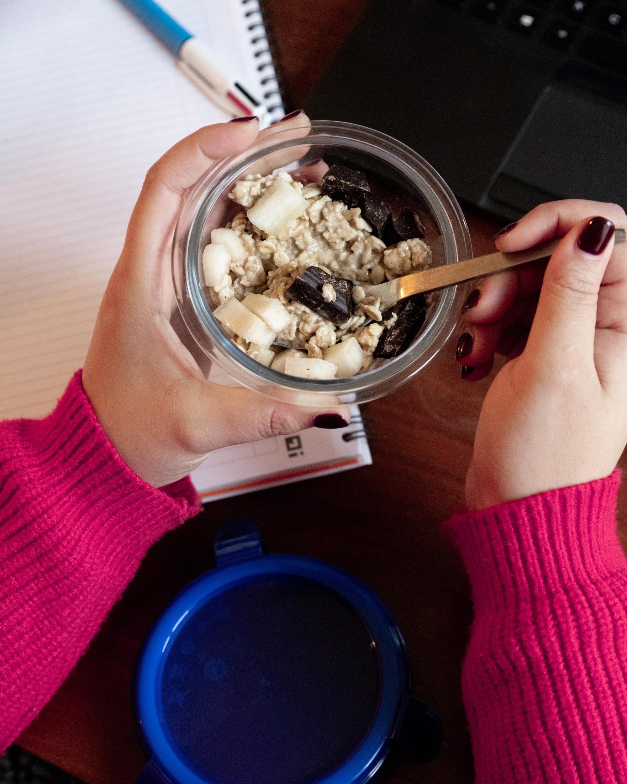 Cook & Go - Mini bol en verre avec couvercle étanche 0,20L