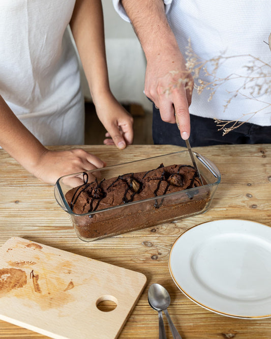 Moule à cake en verre