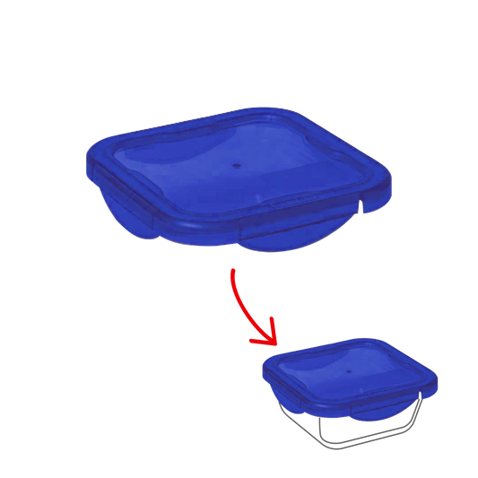 Cook&Go - Couvercle de rechange carré