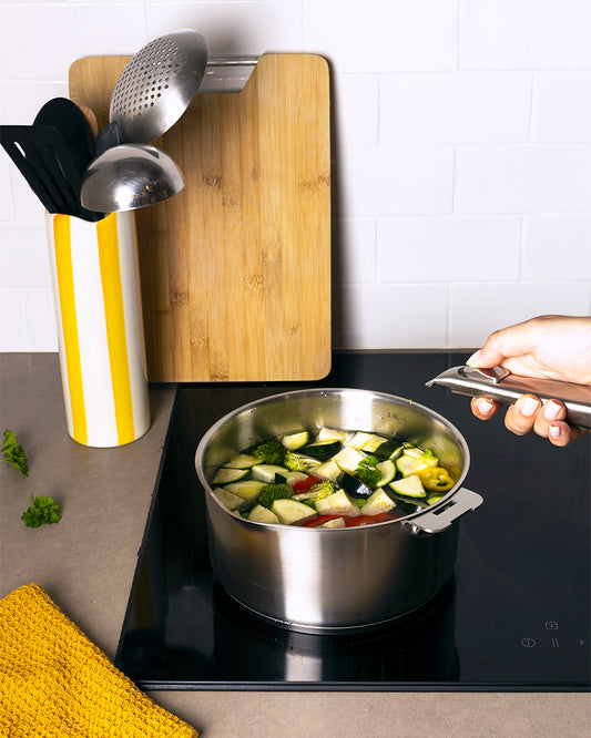Casserole en inox poignée amovible - Infinity