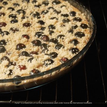 Moule à tarte en verre