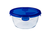 Cook&Go - Boîte de conservation en verre ronde couvercle étanche