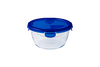 Cook&Go - Boîte de conservation en verre ronde couvercle étanche