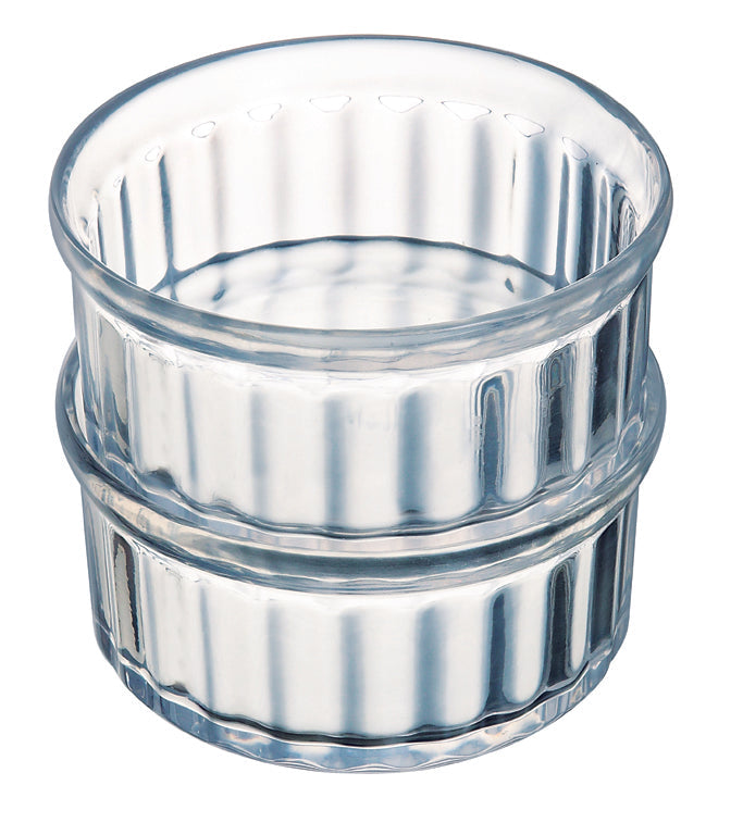 Lot de 4 ramequins en verre 10 cm