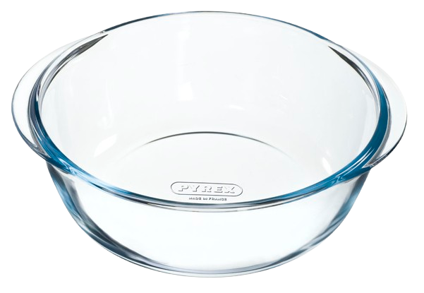Plat en verre rond - Compatible "air fryer" (friteuse à air chaud)