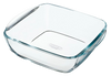 Plat en verre carré - Compatible "air fryer" (friteuse à air chaud)