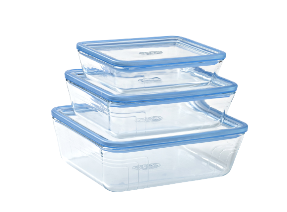 set de boite de conservation en verre, couvercle en verre, zero plastic, zéro plastique, 
