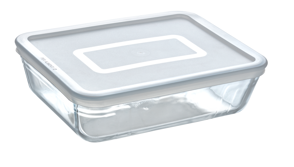 Lunch Box Pyrex® en verre avec couvercle étanche 12 x 12 cm- 0,8 L