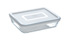 Plat en verre, plat rectangulaire, plat en verre avec couvercle, glass dish, rectangular glass dish, plat air fryer, plat pyrex, boite de conservation, storage box