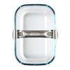 Plat air fryer en verre avec poignée amovible