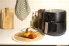 Plat air fryer en verre avec poignée amovible