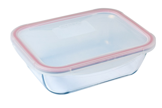Cook&Go - Boîte de conservation rectangulaire en verre étanche