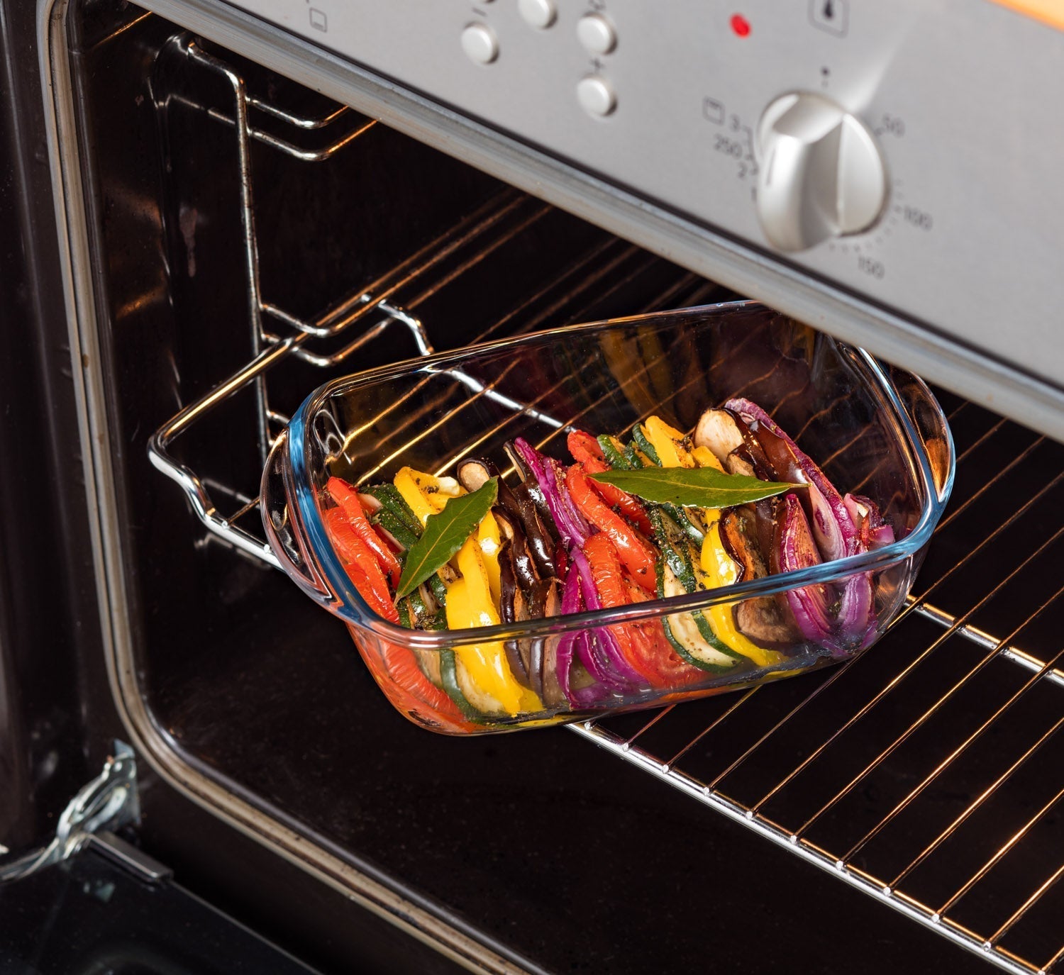Lot de 3 plats carrés en verre avec couvercle - Cook & Store