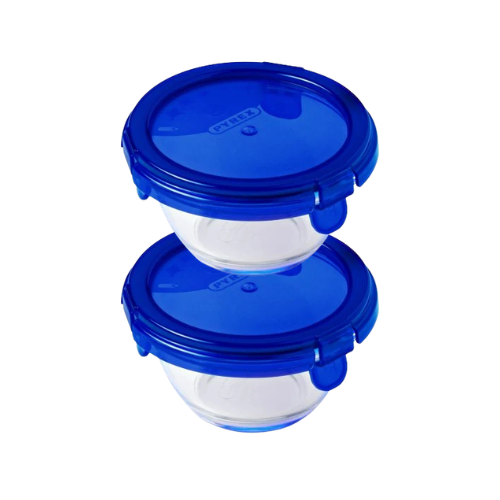 Lot de 2 mini boites de conservation 0,2L