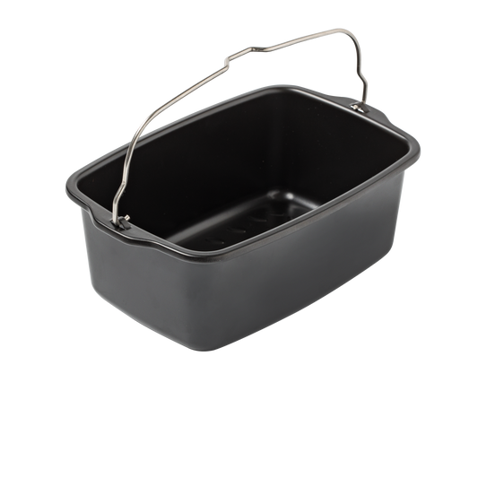 Moule à cake pour air fryer en métal avec poignée