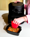 Moule à cake pour air fryer en métal avec poignée