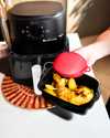 Moule à cake pour air fryer en métal avec poignée