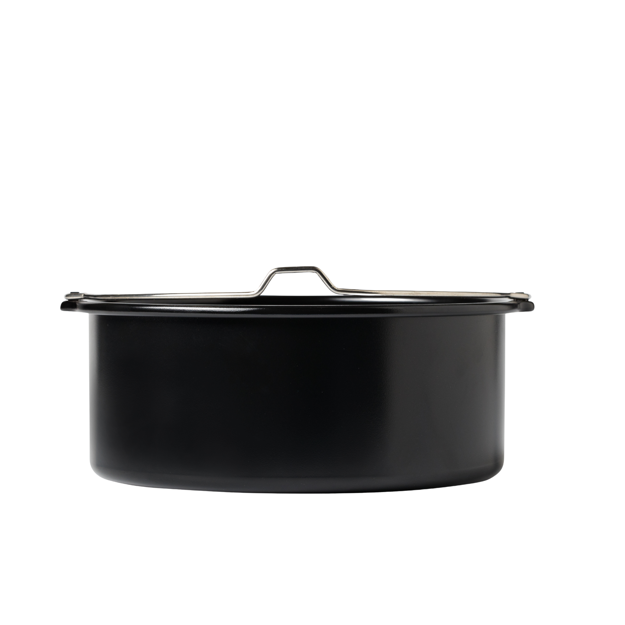 Plat rond en métal compatible air fryer