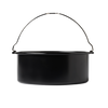 Plat rond en métal compatible air fryer