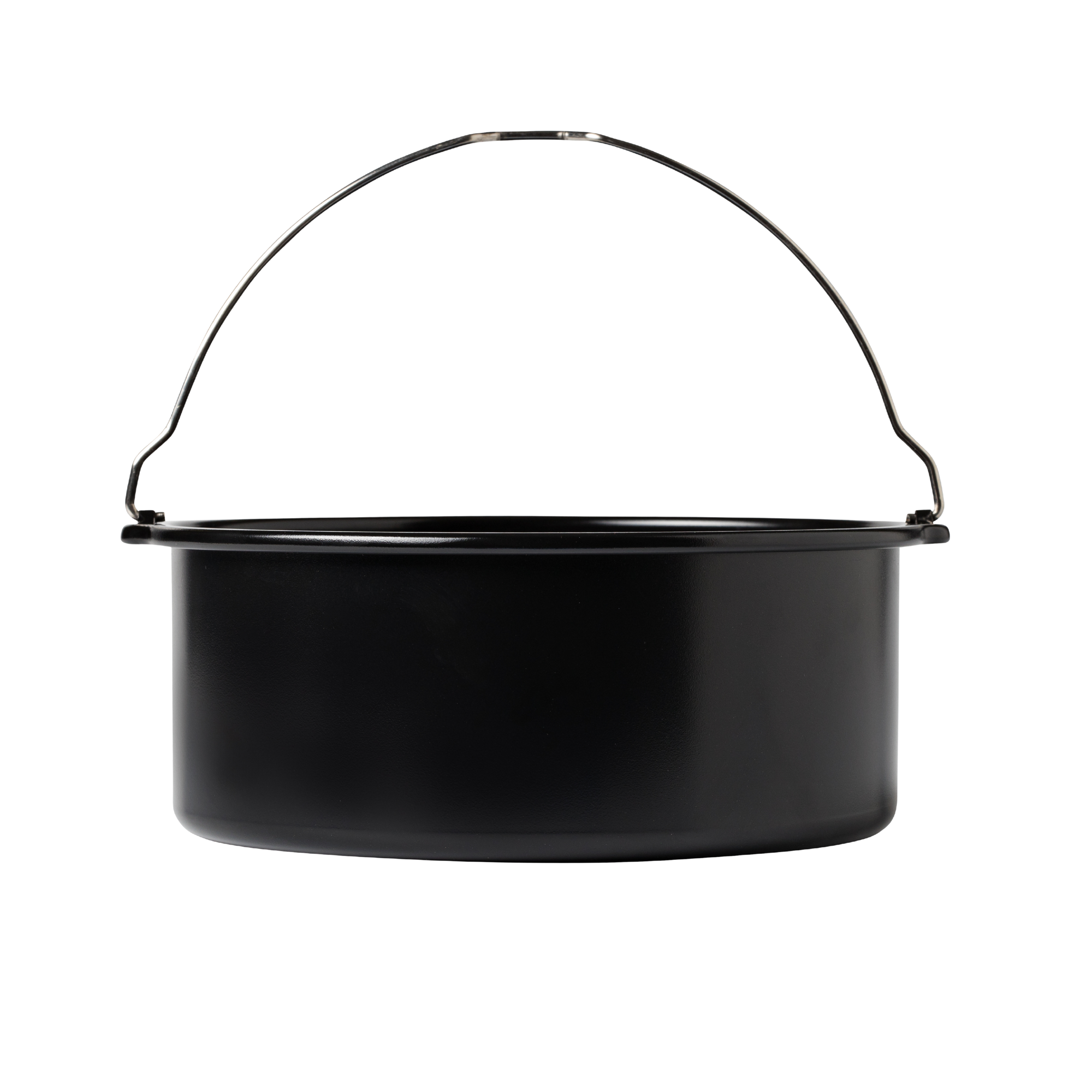 Plat rond en métal compatible air fryer