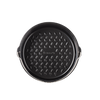 Plat rond en métal compatible air fryer