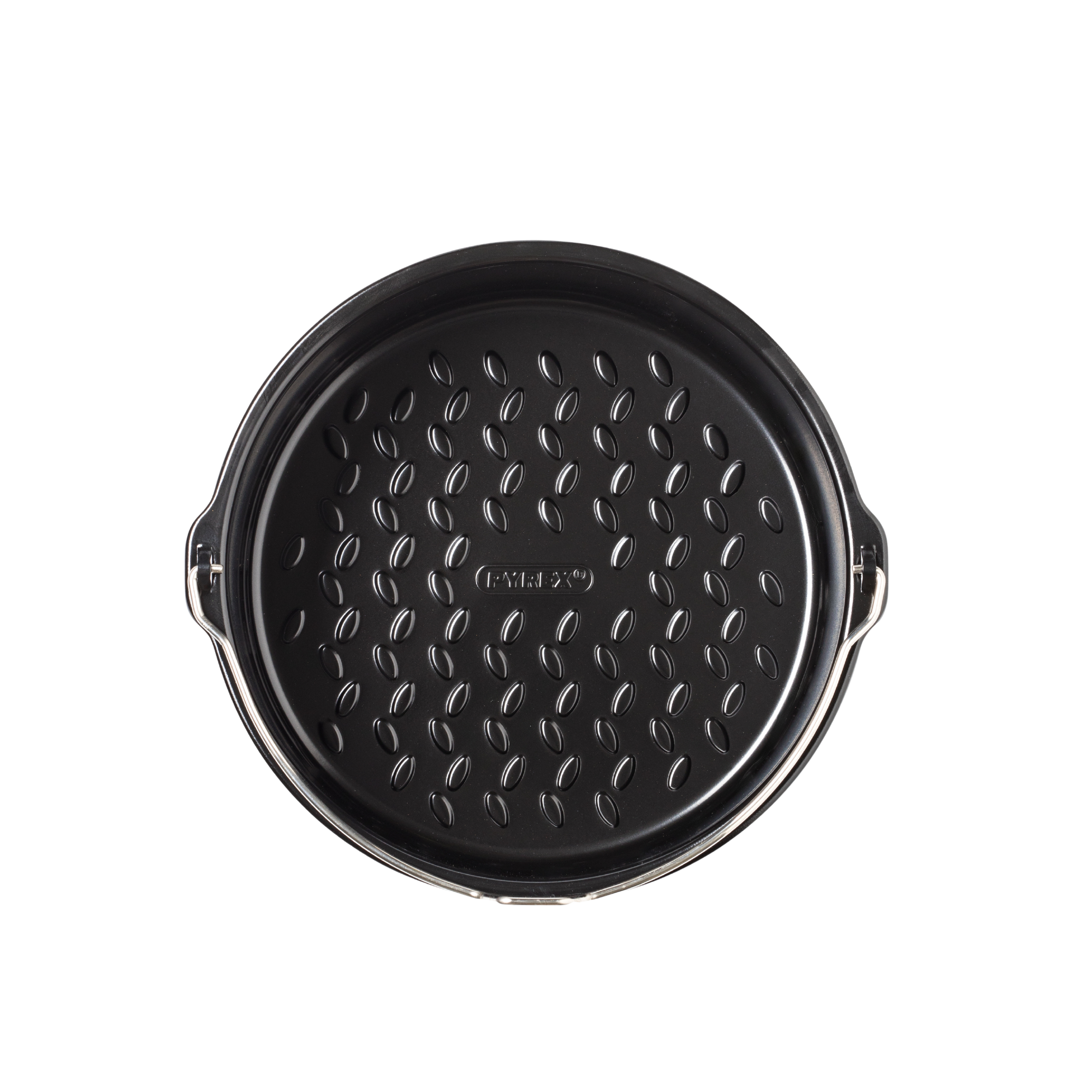 Plat rond en métal compatible air fryer