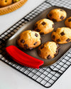 asimetriA - Moule à muffins en métal avec prise en main facile