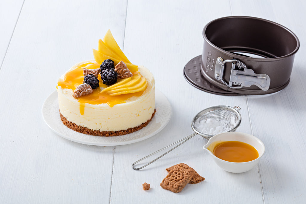 asimetriA - Lot de moules à charnières en métal spécial cheesecake