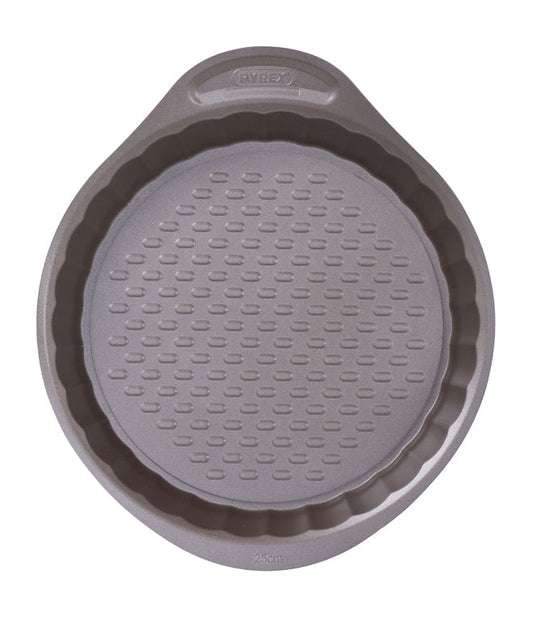 asimetriA- Moule à tarte avec fond amovible en métal avec prise en main facile 25 cm