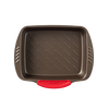 Plat à four rectangulaire en métal avec prise en main facile - asimetriA