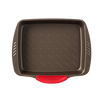 Plat à four rectangulaire en métal avec prise en main facile - asimetriA