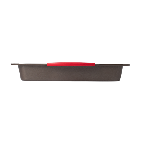 Plat à four rectangulaire en métal avec prise en main facile - asimetriA