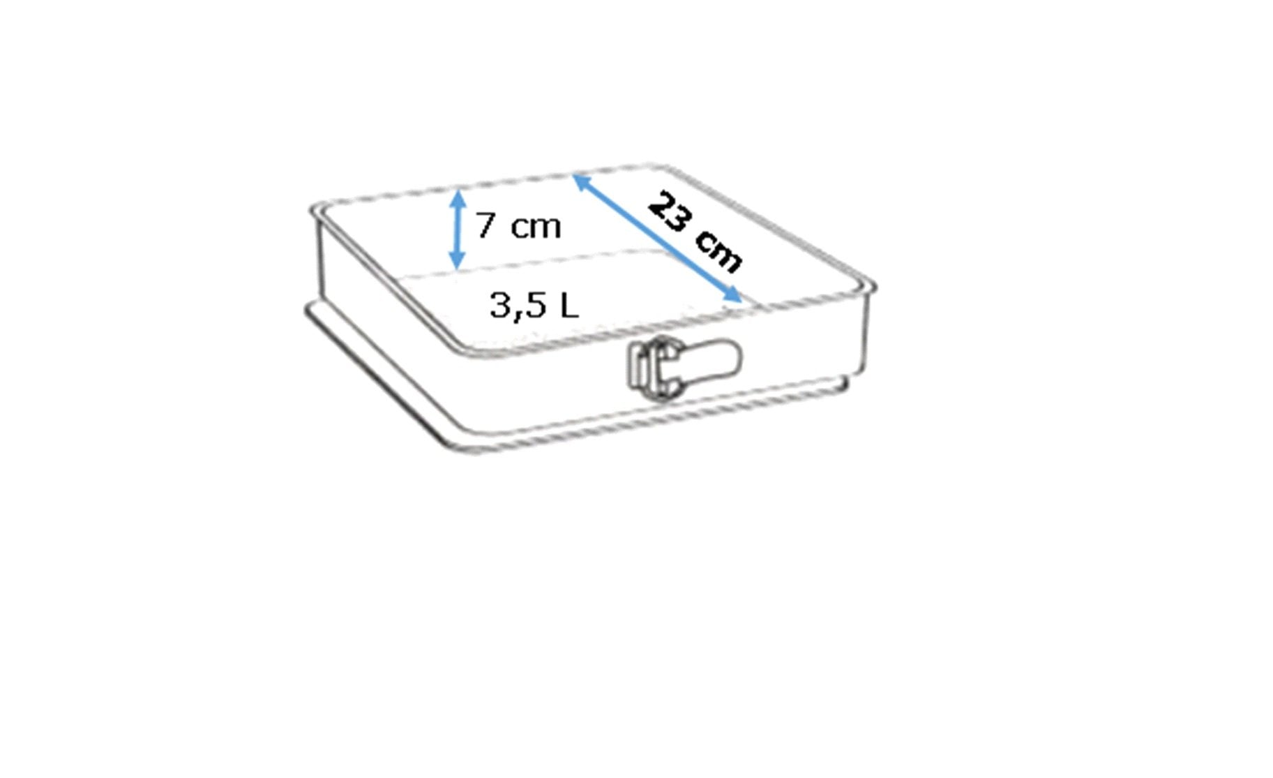 Lot de 3 moules à charnières en métal - asimetriA