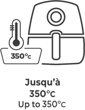 Température maximum : 350°C