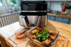 Plat en verre rectangulaire - Compatible "air fryer" (friteuse à air chaud)