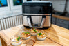 Lot de 4 ramequins en verre 10 cm compatible "air fryer" (friteuse à air chaud)