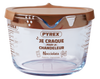 Broc mesureur "Je craque pour la chandeleur" avec Nocciolata et son couvercle de couleur marron.