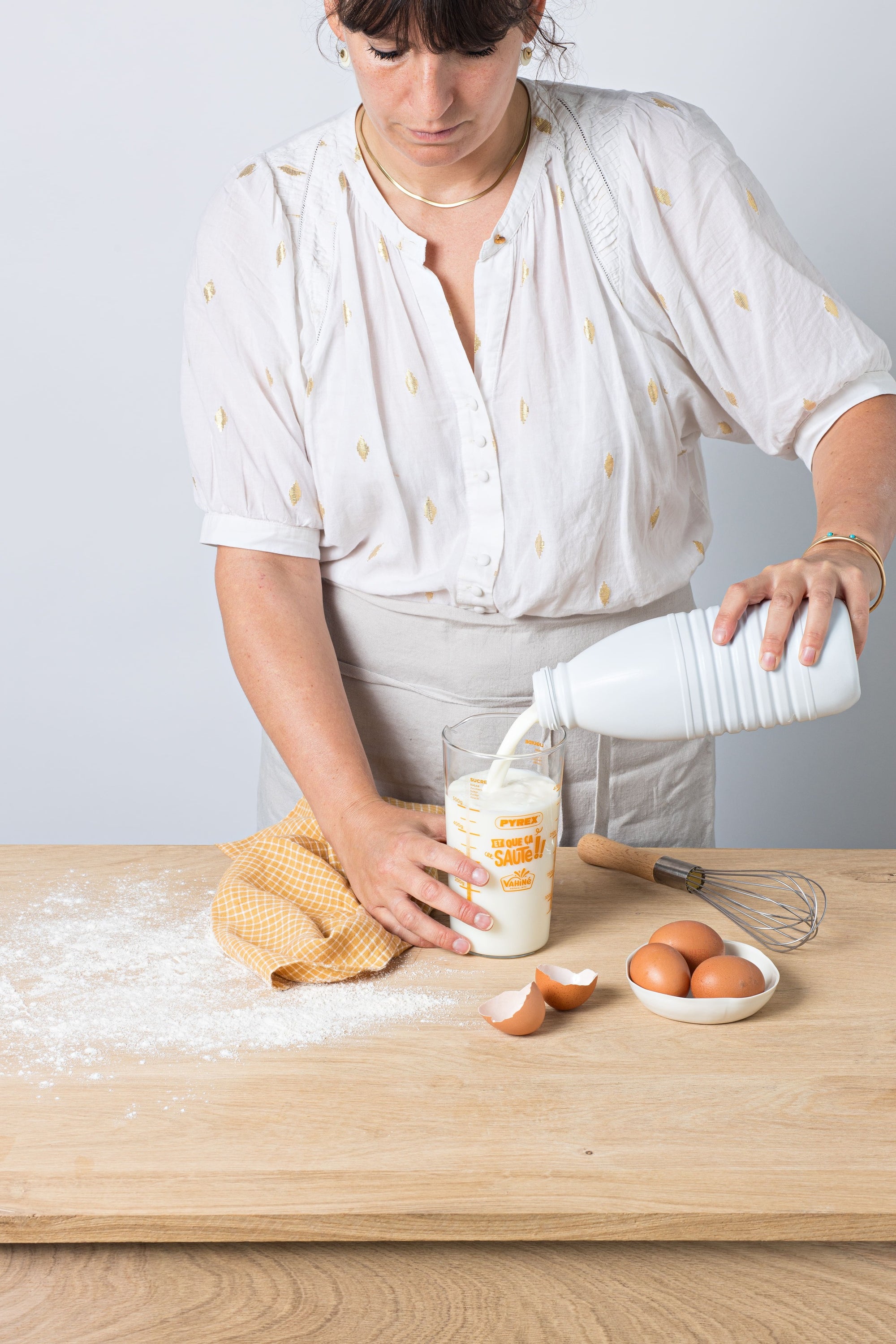 Verre mesure 10 cm décor Vahiné