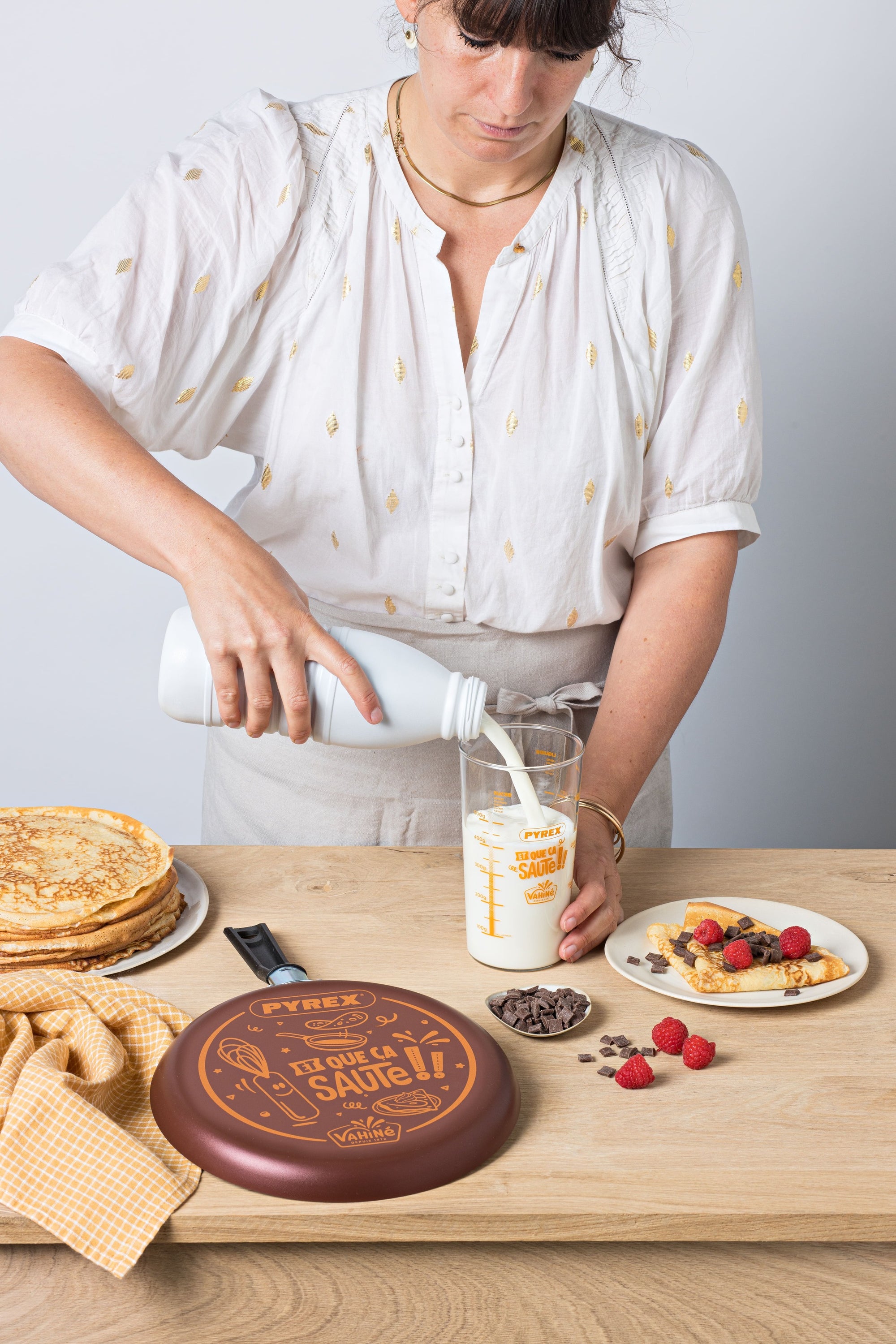 Verre mesure 10 cm décor Vahiné