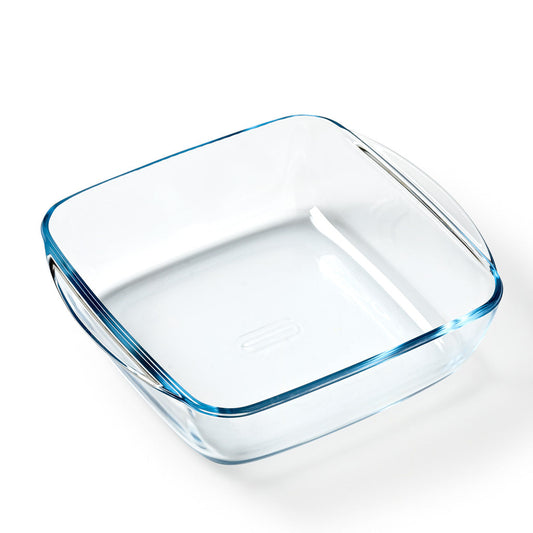 Base carrée boîte de conservation en verre - Compatible Gamme Cook & Heat
