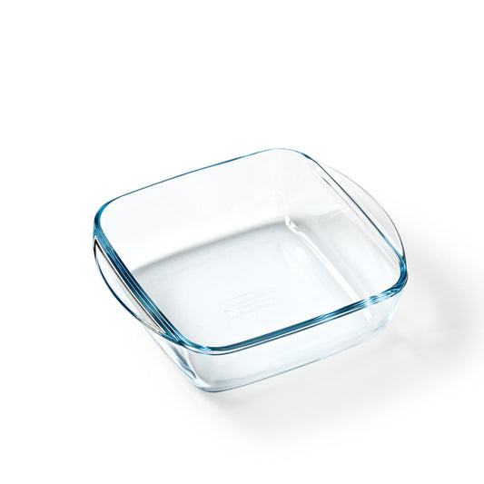 Base carrée boîte de conservation en verre - Compatible Gamme Cook & Heat
