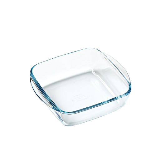 Base carrée boîte de conservation en verre - Compatible Gamme Cook & Heat