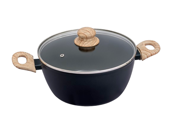 Casserole Pyrex Optima+ 20 Cm Avec Couvercle - Aluminium, Induction, Revêtement Sans PFAS, Poignée Soft-touch - 2