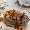 Cocotte ovale en verre grand format