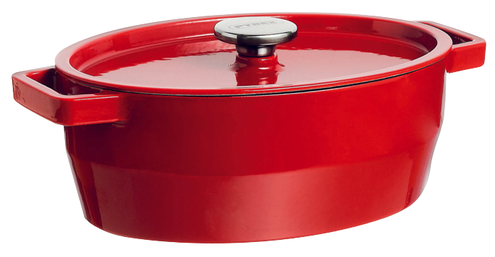 cocotte ovale en fonte, couvercle en fonte, cast iron casserole