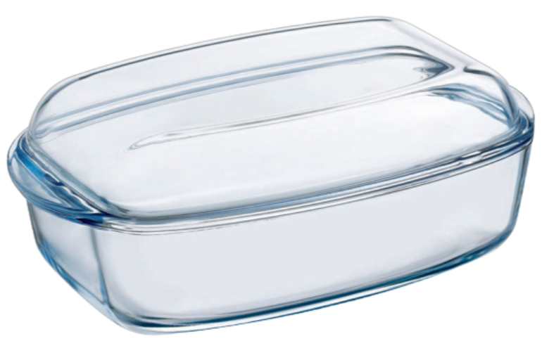 Cocotte rectangulaire en verre grand format - Gamme SlowCook