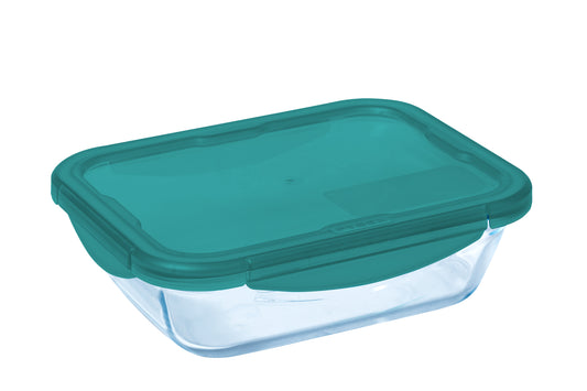 Cook&Go - Boîte de conservation rectangulaire en verre étanche