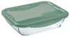 Cook&Go - Boîte de conservation rectangulaire en verre étanche compatible air fryer (friteuse à air chaud)